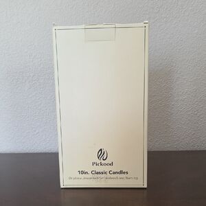 Pickood 10in Classic Beige  Candles/Set of 12